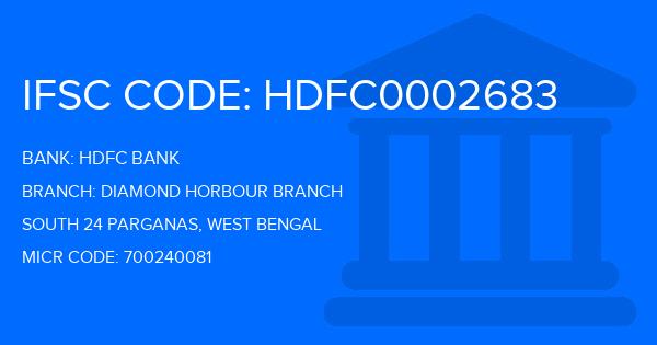 Hdfc Bank Diamond Horbour Branch