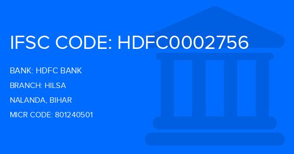 Hdfc Bank Hilsa Branch IFSC Code