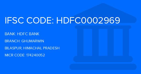 Hdfc Bank Ghumarwin Branch IFSC Code