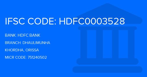Hdfc Bank Dhaulimunha Branch IFSC Code