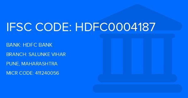 Hdfc Bank Salunke Vihar Branch IFSC Code