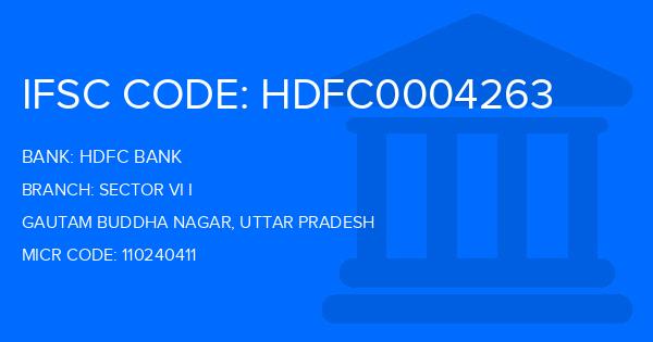 Hdfc Bank Sector Vi I Branch IFSC Code
