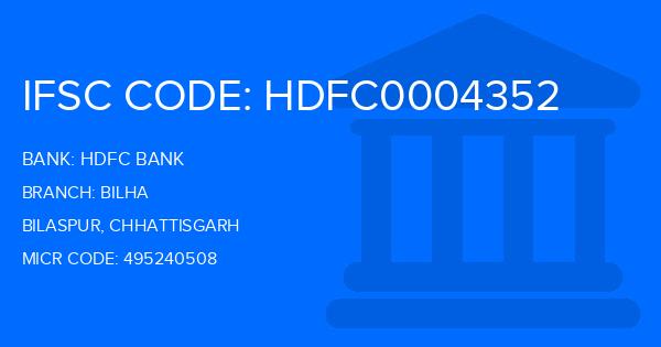 Hdfc Bank Bilha Branch IFSC Code