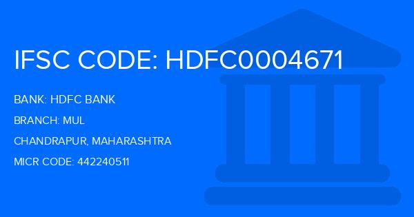 Hdfc Bank Mul Branch IFSC Code