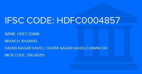 Hdfc Bank Khanvel Branch IFSC Code