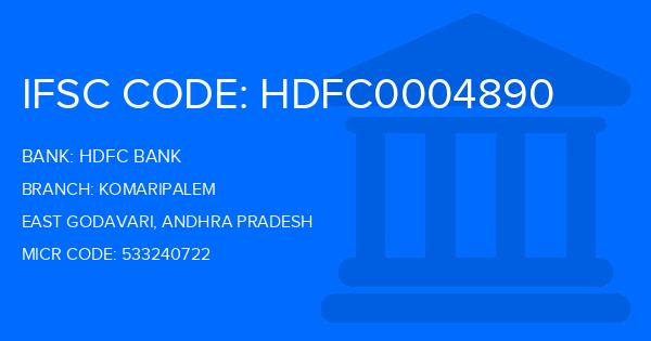 Hdfc Bank Komaripalem Branch IFSC Code