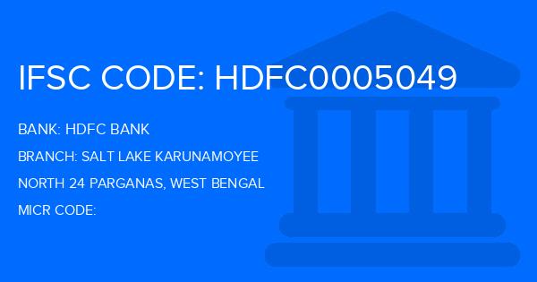 Hdfc Bank Salt Lake Karunamoyee Branch IFSC Code