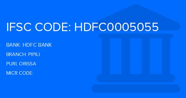 Hdfc Bank Pipili Branch IFSC Code
