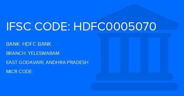Hdfc Bank Yeleswaram Branch IFSC Code
