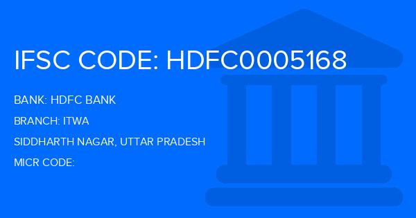 Hdfc Bank Itwa Branch IFSC Code