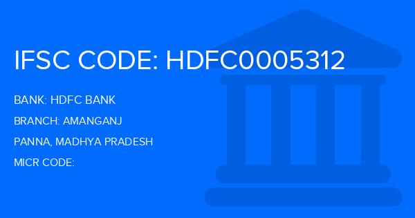 Hdfc Bank Amanganj Branch IFSC Code
