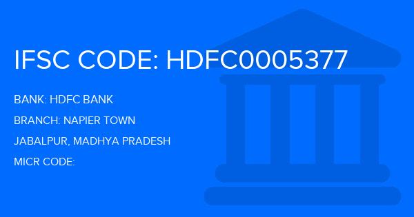 Hdfc Bank Napier Town Branch IFSC Code