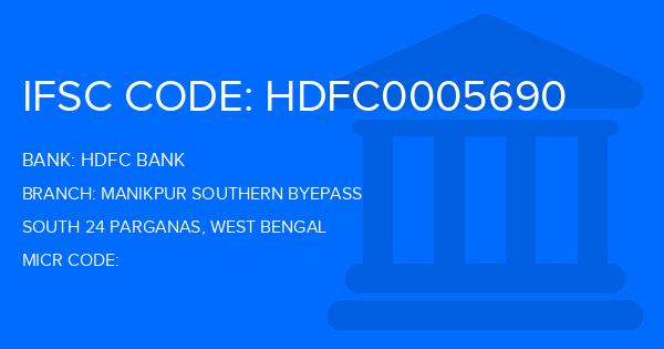 Hdfc Bank Manikpur Southern Byepass Branch IFSC Code
