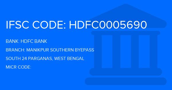 Hdfc Bank Manikpur Southern Byepass Branch IFSC Code