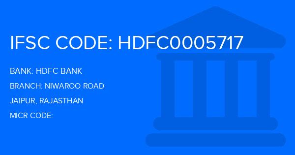 Hdfc Bank Niwaroo Road Branch IFSC Code