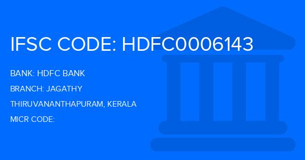 Hdfc Bank Jagathy Branch IFSC Code