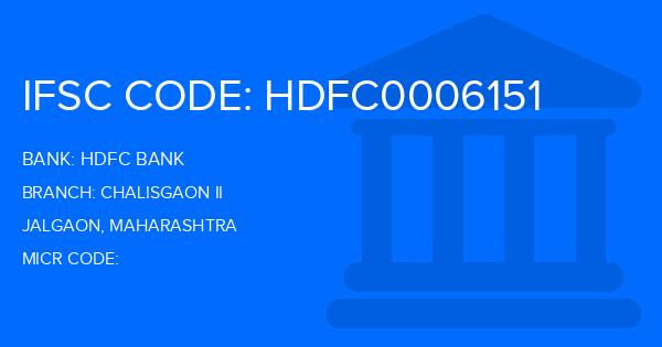 Hdfc Bank Chalisgaon Ii Branch IFSC Code