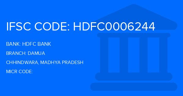 Hdfc Bank Damua Branch IFSC Code