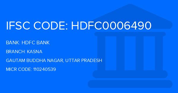 Hdfc Bank Kasna Branch IFSC Code