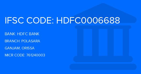 Hdfc Bank Polasara Branch IFSC Code