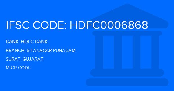 Hdfc Bank Sitanagar Punagam Branch IFSC Code