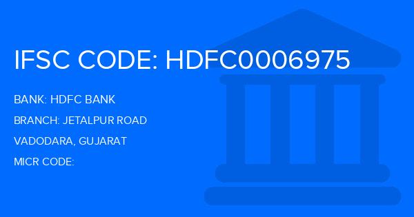 Hdfc Bank Jetalpur Road Branch IFSC Code