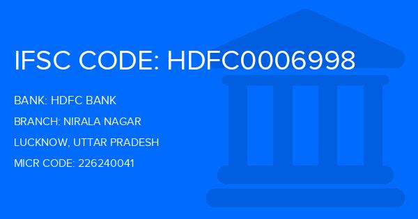 Hdfc Bank Nirala Nagar Branch IFSC Code