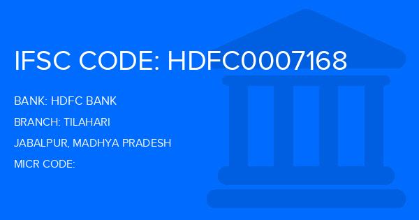 Hdfc Bank Tilahari Branch IFSC Code
