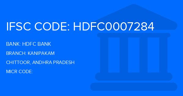 Hdfc Bank Kanipakam Branch IFSC Code