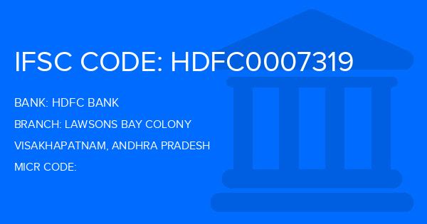 Hdfc Bank Lawsons Bay Colony Branch IFSC Code