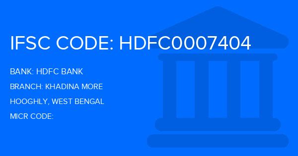 Hdfc Bank Khadina More Branch IFSC Code