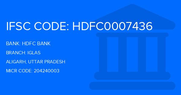 Hdfc Bank Iglas Branch IFSC Code