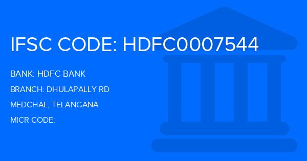Hdfc Bank Dhulapally Rd Branch IFSC Code