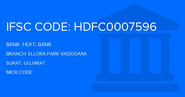 Hdfc Bank Ellora Park Vadodara Branch IFSC Code