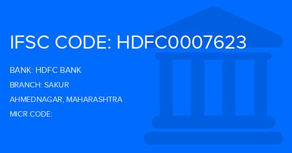Hdfc Bank Sakur Branch IFSC Code