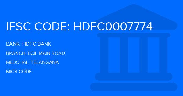Hdfc Bank Ecil Main Road Branch IFSC Code