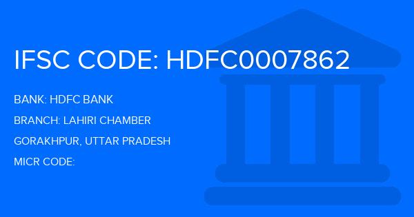Hdfc Bank Lahiri Chamber Branch IFSC Code