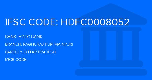 Hdfc Bank Raghuraj Puri Mainpuri Branch IFSC Code