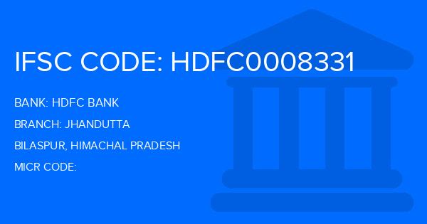 Hdfc Bank Jhandutta Branch IFSC Code