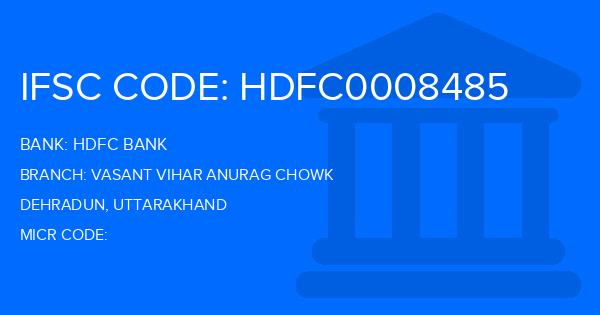 Hdfc Bank Vasant Vihar Anurag Chowk Branch IFSC Code