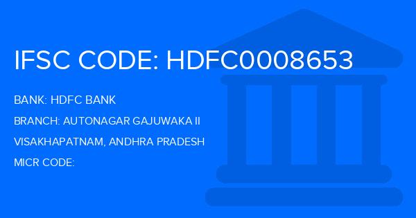 Hdfc Bank Autonagar Gajuwaka Ii Branch IFSC Code