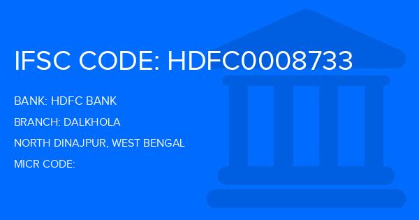 Hdfc Bank Dalkhola Branch IFSC Code