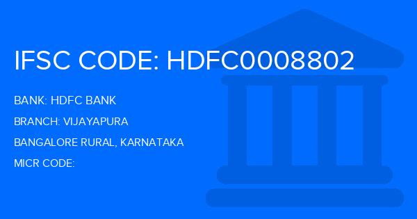 Hdfc Bank Vijayapura Branch IFSC Code