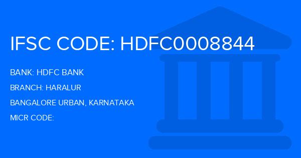 Hdfc Bank Haralur Branch IFSC Code
