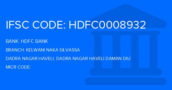 Hdfc Bank Kelwani Naka Silvassa Branch IFSC Code