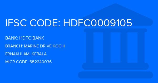 Hdfc Bank Marine Drive Kochi Branch IFSC Code