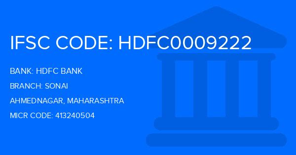 Hdfc Bank Sonai Branch IFSC Code