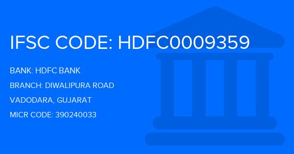 Hdfc Bank Diwalipura Road Branch IFSC Code