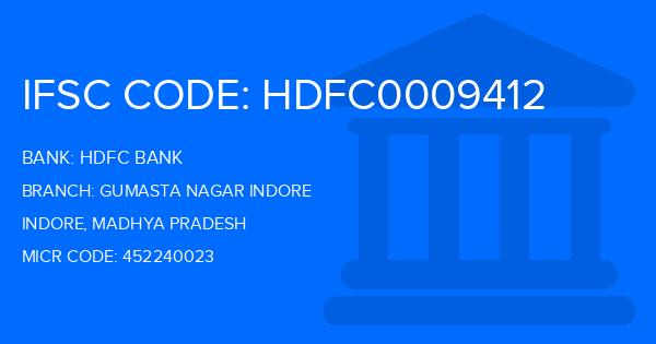 Hdfc Bank Gumasta Nagar Indore Branch IFSC Code