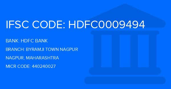 Hdfc Bank Byramji Town Nagpur Branch IFSC Code